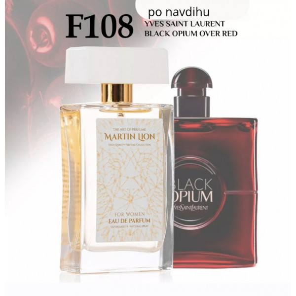 Martin Lion parfum za ženske F108 YSL black opium red 50 ML