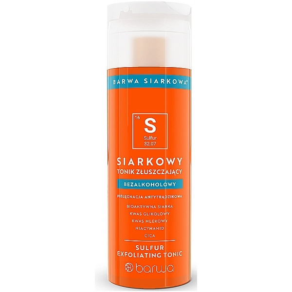 ŽVEPLOV TONIK  BARWA SULPHUR za suho kozo 200 ML