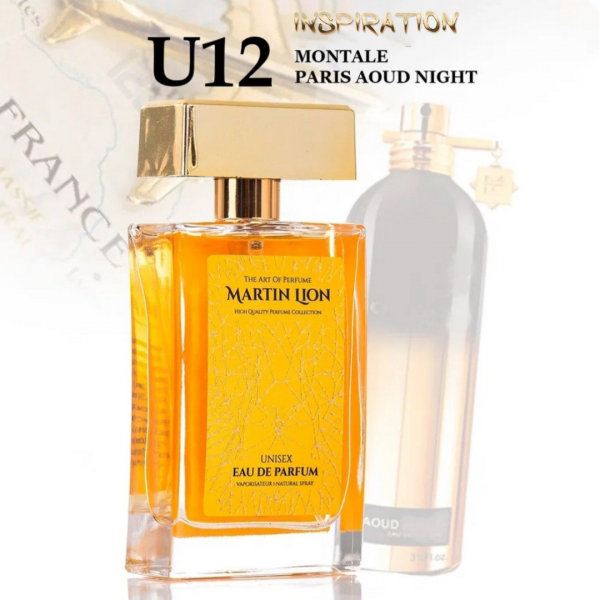 Martin lion  parfum unisex U12 po navdihu Montale Paris Aoud Night 50 ml