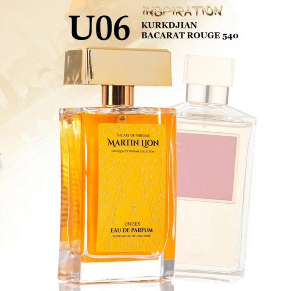 Martin Lion parfum unisex U06 navdihnjen po KURKDJIAN BACARAT ROUGE 540 50 ml