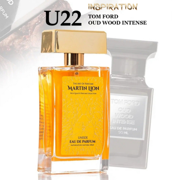 Martin Lion parfum unisex  U22 navdihnjen po Tom ford oud wood intense 50 ml
