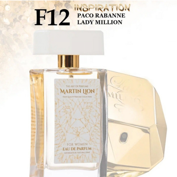 Martin Lion parfum  za ženske F12 navdihnjen po  Lady Million 50 ml