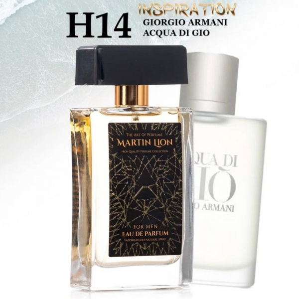 Martin Lion parfum za moške  H14  navdihnjen po GIORGIO ARMANI ACQUA DI GIO  50 ml