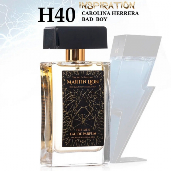 Martin Lion parfum za moške H40 navdihnjen  po CAROLINA HERRERA BAD BOY 50 ml